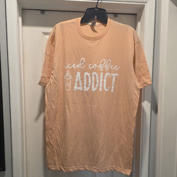 Tops - Peach Graphic Tee